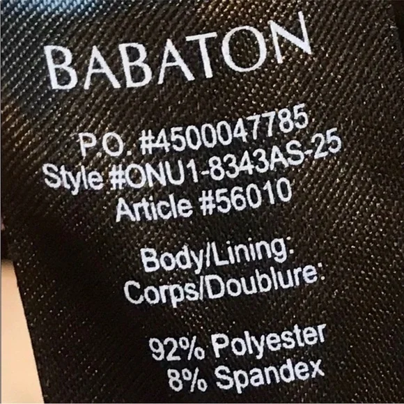 Aritzia Babaton Prosper Dress in navy & red - Picture 4 of 10